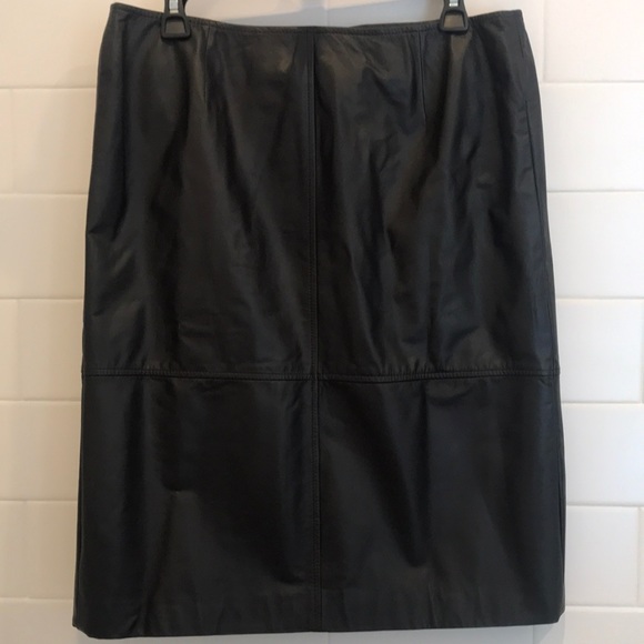Preston & York Skirts Preston And York Beautiful Leather Skirt Nwot